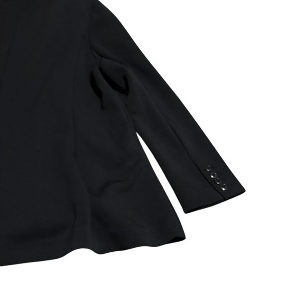 Lane Bryant Journey Black Blazer Button-Down Scuba Stretch Plus Size 22 Women's - Picture 12 of 14